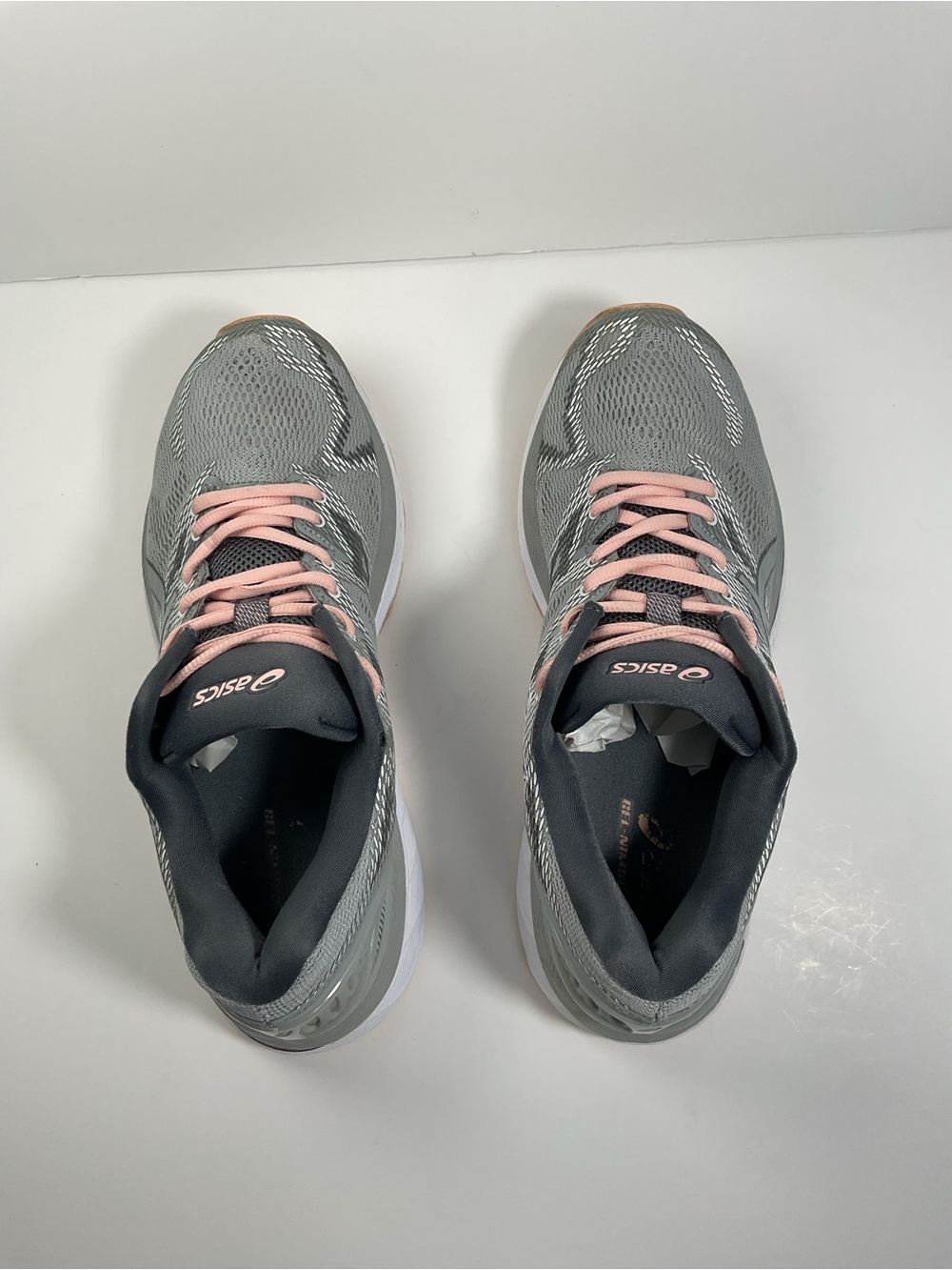 ASICS Gel Nimbus 20 Women’s Size 9 Gray Pink Running Athletic Shoes T850N - Picture 7 of 10